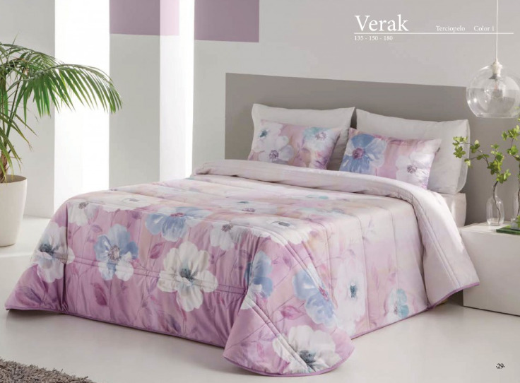 COLCHA ESTAMPADA TERCIOPELO VERAK 01 150 CMS