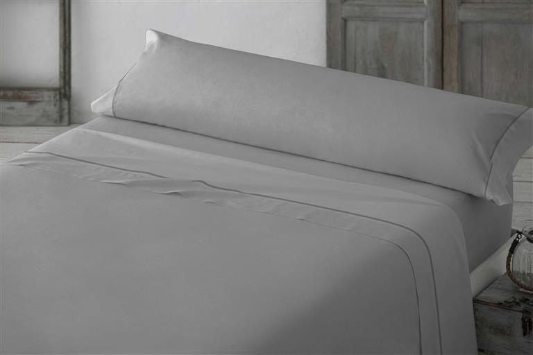 JUEGO DE SABANAS CHATERLY GRIS 135 CMS